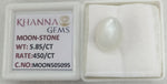 Load image into Gallery viewer, 5.85/CT Moon Stone with Govt. Lab Certificate