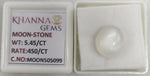 Load image into Gallery viewer, 5.45/CT Moon Stone with Govt. Lab Certificate