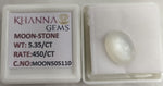 Load image into Gallery viewer, 5.35/CT Moon Stone with Govt. Lab Certificate