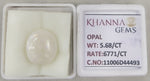 Load image into Gallery viewer, 5.68/CT Natural Opal with Govt. Lab Certificate-11006D44493