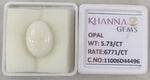 Load image into Gallery viewer, 5.73/CT Natural Opal with Govt. Lab Certificate-11006D44496