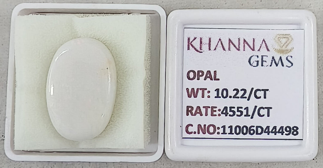 10.22/CT Natural Opal with Govt. Lab Certificate-11006D44498