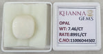Load image into Gallery viewer, 7.46/CT Natural Opal with Govt. Lab Certificate-11006D44502
