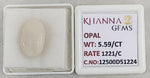 Load image into Gallery viewer, 5.59/CT Natural FIRE OPAL with Govt. Lab Certificate-12500D51224