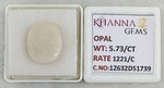 Load image into Gallery viewer, 5.73/CT Natural FIRE OPAL with Govt. Lab Certificate-12632D51739