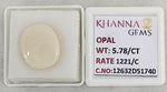 Load image into Gallery viewer, 5.78/CT Natural FIRE OPAL with Govt. Lab Certificate-12632D51740