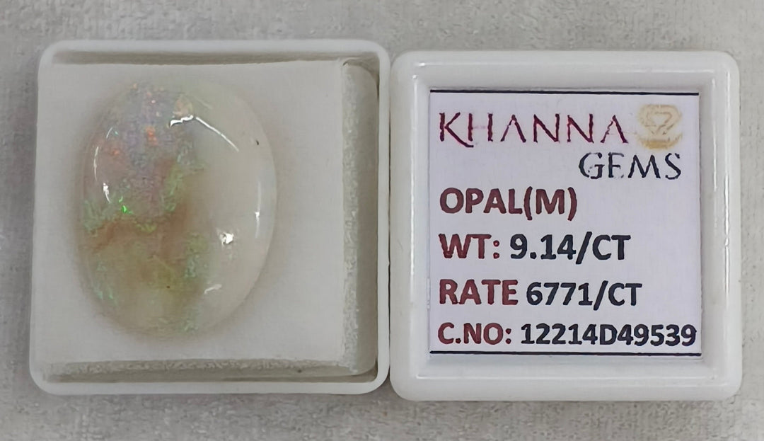9.14/CT Natural Opal with Govt. Lab Certificate-12214D49539