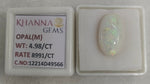 Load image into Gallery viewer, 4.98/CT Natural FIRE OPAL with Govt. Lab Certificate-12214D49566