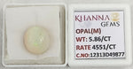 Load image into Gallery viewer, 5.86/CT Natural FIRE OPAL with Govt. Lab Certificate-12313D49877
