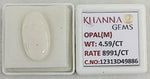 Load image into Gallery viewer, 4.59/CT Natural FIRE OPAL with Govt. Lab Certificate-12313D49886