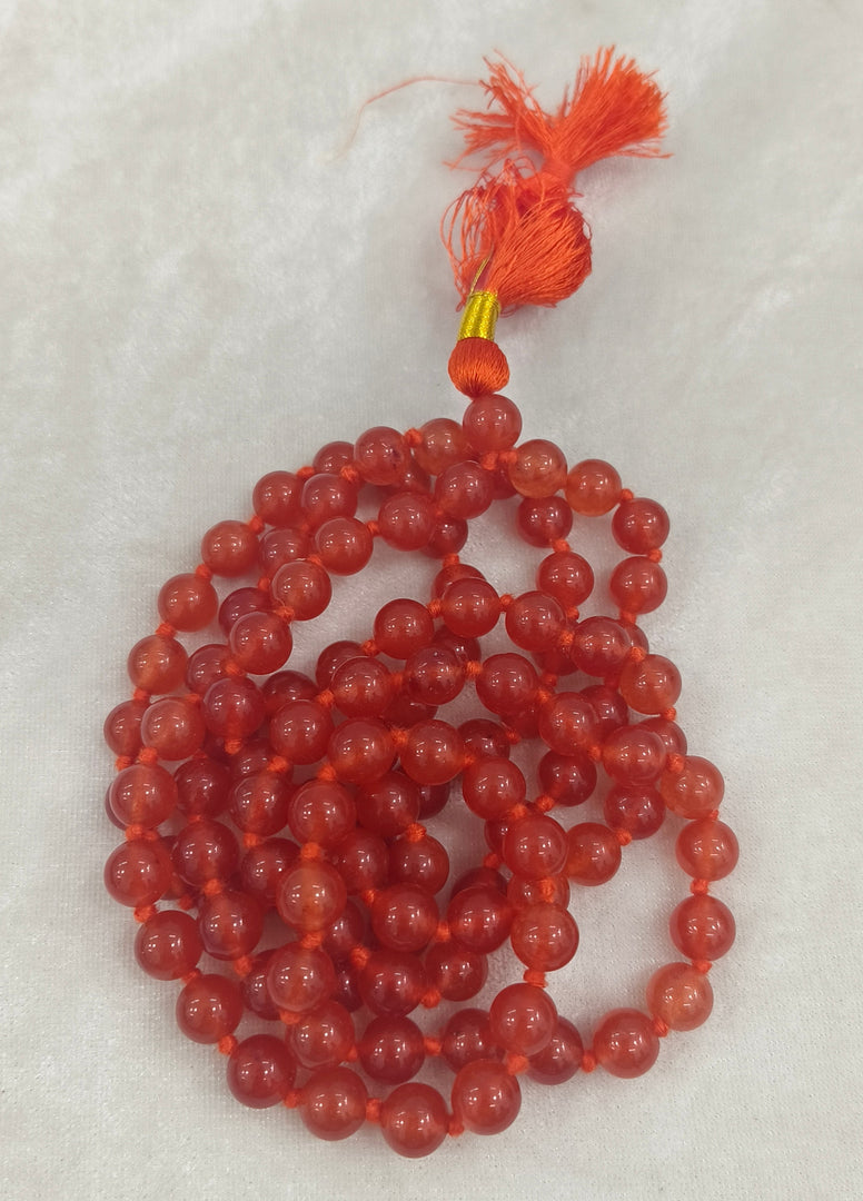 ORANGE ONYX MALA - KG01
