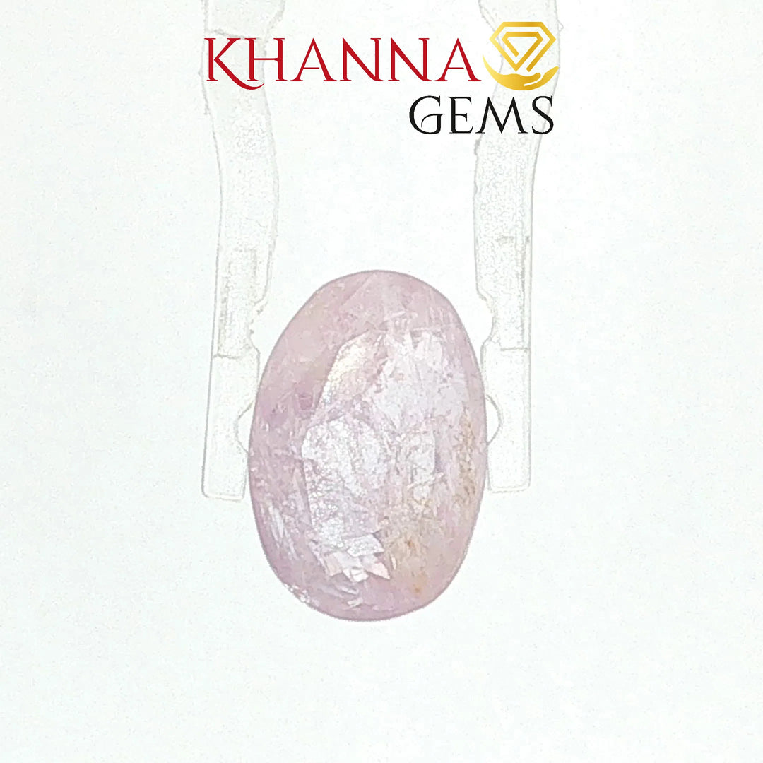5.82/CT Natural Pink Sapphire with Govt Lab Certificate-107588