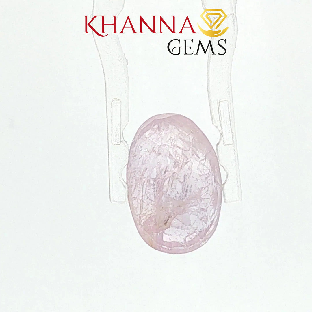 5.82/CT Natural Pink Sapphire with Govt Lab Certificate-107588