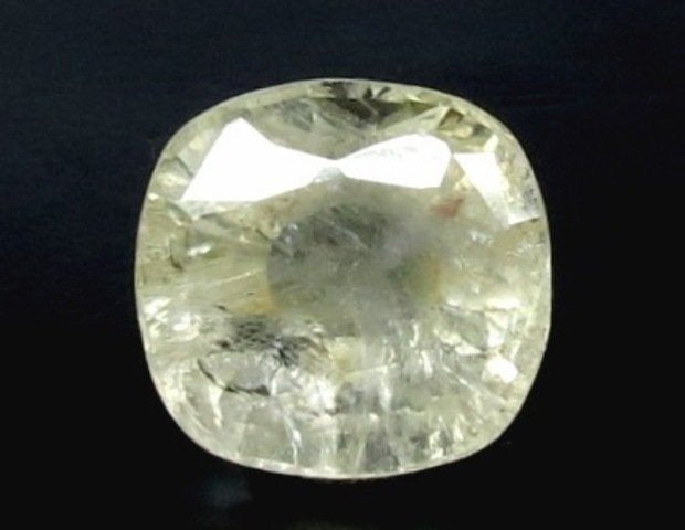 6.69/CT Natural Yellow Sapphire With Govt Lab Certificate (12210)