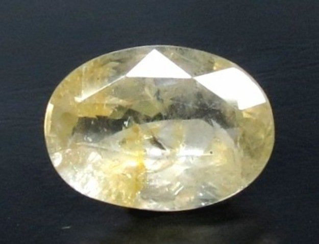 5.84/CT Natural Yellow Sapphire With Govt Lab Certificate (12210)