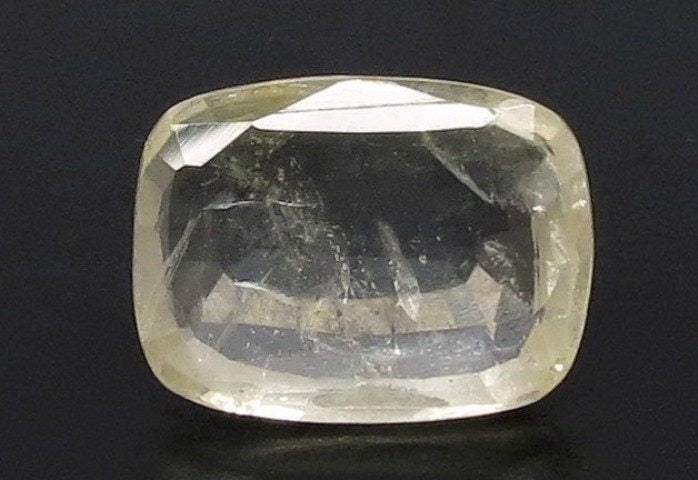 5.82/CT Natural Yellow Sapphire With Govt Lab Certificate