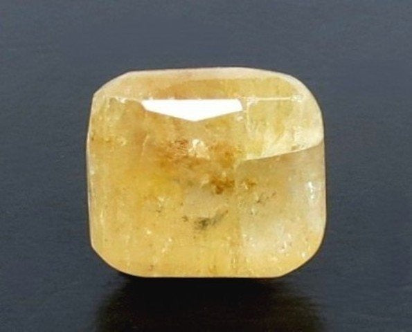 6.73/CT Natural Yellow Sapphire With Govt Lab Certificate