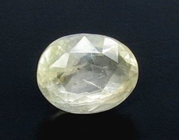 6.33/CT Natural Yellow Sapphire With Govt Lab Certificate