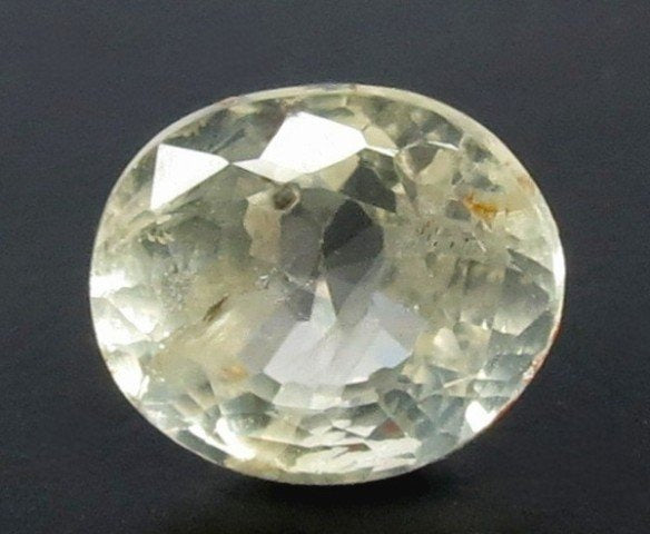 6.33/CT Natural Yellow Sapphire With Govt Lab Certificate (23310)