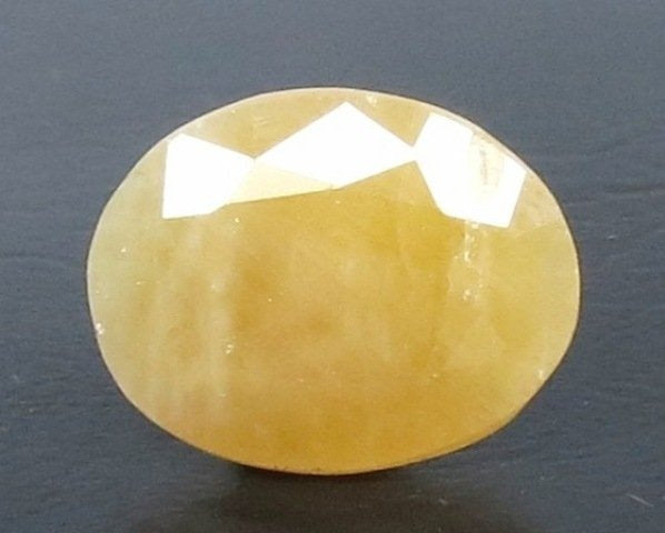5.74/CT Natural Yellow Sapphire With Govt Lab Certificate (1221)
