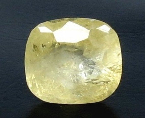 5.52/CT Natural Yellow Sapphire With Govt Lab Certificate (12210)