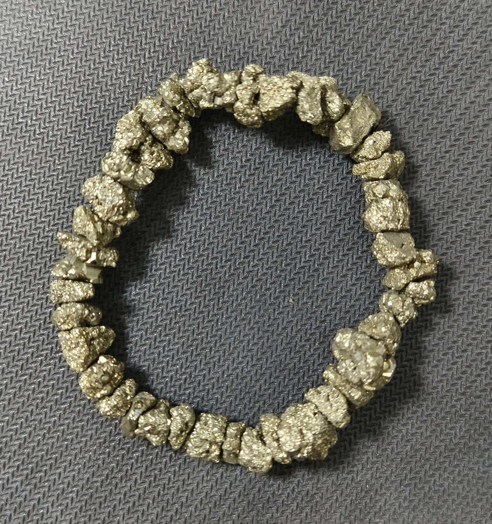 RAW PYRITE BRACELET