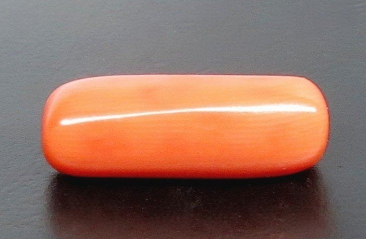 7.60/CT Natural Red Coral With Govt. Lab Certificate-10833D43733