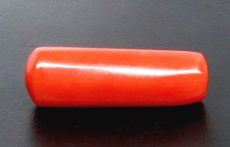 5.87/CT Natural Red Coral With Govt. Lab Certificate-10833D43741