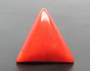 Triangular red stone