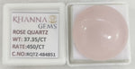 Load image into Gallery viewer, 37.35/CT Healing Rose Quartz Stone with Govt. Lab Certificate-484851