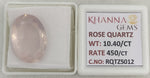 Load image into Gallery viewer, 10.40/CT Healing Rose Quartz Stone with Govt. Lab Certificate-RQTZ5012