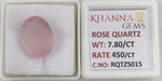 Load image into Gallery viewer, 7.80/CT Healing Rose Quartz Stone with Govt. Lab Certificate-RQTZ5015