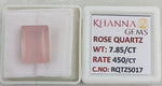Load image into Gallery viewer, 7.85/CT Healing Rose Quartz Stone with Govt. Lab Certificate-RQTZ5017