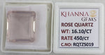 Load image into Gallery viewer, 16.10/CT Healing Rose Quartz Stone with Govt. Lab Certificate-RQTZ5019