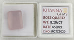 Load image into Gallery viewer, 8.10/CT Healing Rose Quartz Stone with Govt. Lab Certificate-RQTZ5020