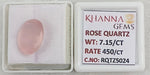 Load image into Gallery viewer, 7.15/CT Healing Rose Quartz Stone with Govt. Lab Certificate-RQTZ5024
