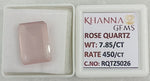 Load image into Gallery viewer, 7.85/CT Healing Rose Quartz Stone with Govt. Lab Certificate-RQTZ5026