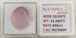 Load image into Gallery viewer, 11.50/CT Healing Rose Quartz Stone with Govt. Lab Certificate-RQTZ5029