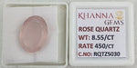 Load image into Gallery viewer, 8.55/CT Healing Rose Quartz Stone with Govt. Lab Certificate-RQTZ5030