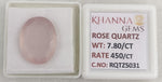 Load image into Gallery viewer, 7.80/CT Healing Rose Quartz Stone with Govt. Lab Certificate-RQTZ5031