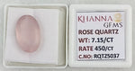 Load image into Gallery viewer, 7.15/CT Healing Rose Quartz Stone with Govt. Lab Certificate-RQTZ5037