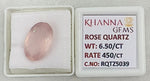 Load image into Gallery viewer, 6.50/CT Healing Rose Quartz Stone with Govt. Lab Certificate-RQTZ5039
