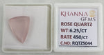 Load image into Gallery viewer, 6.25/CT Healing Rose Quartz Stone with Govt. Lab Certificate-RQTZ5044
