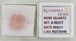 Load image into Gallery viewer, 6.90/CT Healing Rose Quartz Stone with Govt. Lab Certificate-RQTZ5048