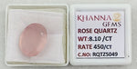Load image into Gallery viewer, 8.10/CT Healing Rose Quartz Stone with Govt. Lab Certificate-RQTZ5049