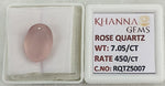 Load image into Gallery viewer, 7.05/CT Healing Rose Quartz Stone with Govt. Lab Certificate-RQTZ5007