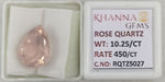 Load image into Gallery viewer, 10.25/CT Healing Rose Quartz Stone with Govt. Lab Certificate-RQTZ5027