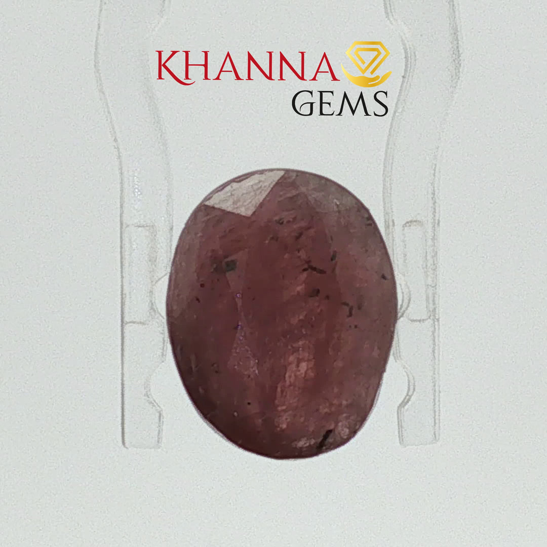 4.91/CT Natural Ruby Stone with Govt. Lab Certificate-12927D53231