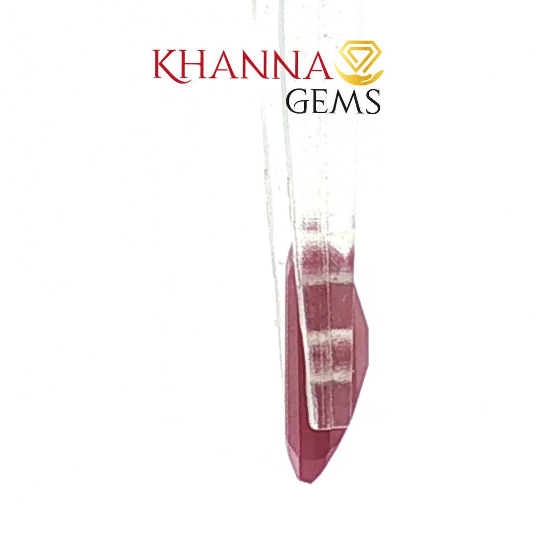 2.22/CT Natural Ruby Stone With Govt. Lab Certificate-3411D11876