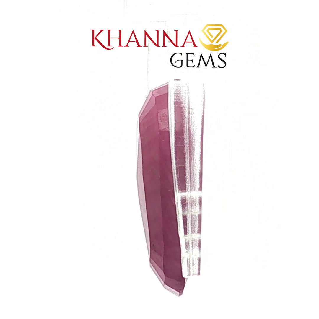 12.92/CT Natural Indian Ruby with Govt. Lab Certificate-74413